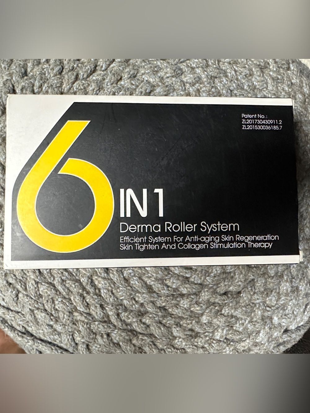 6 IN 1 Derma Roller System - Yellow/Black